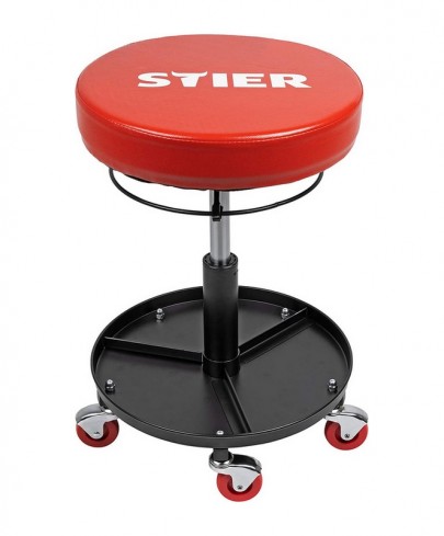 KS Tools Tabouret Sur Roulettes 500.8020 - Atelier Avec Plateau Range-Outils - Charge 90kg